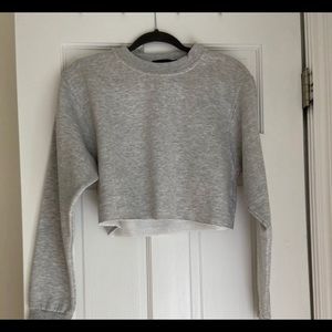 Prettylittlething cropped crew neck